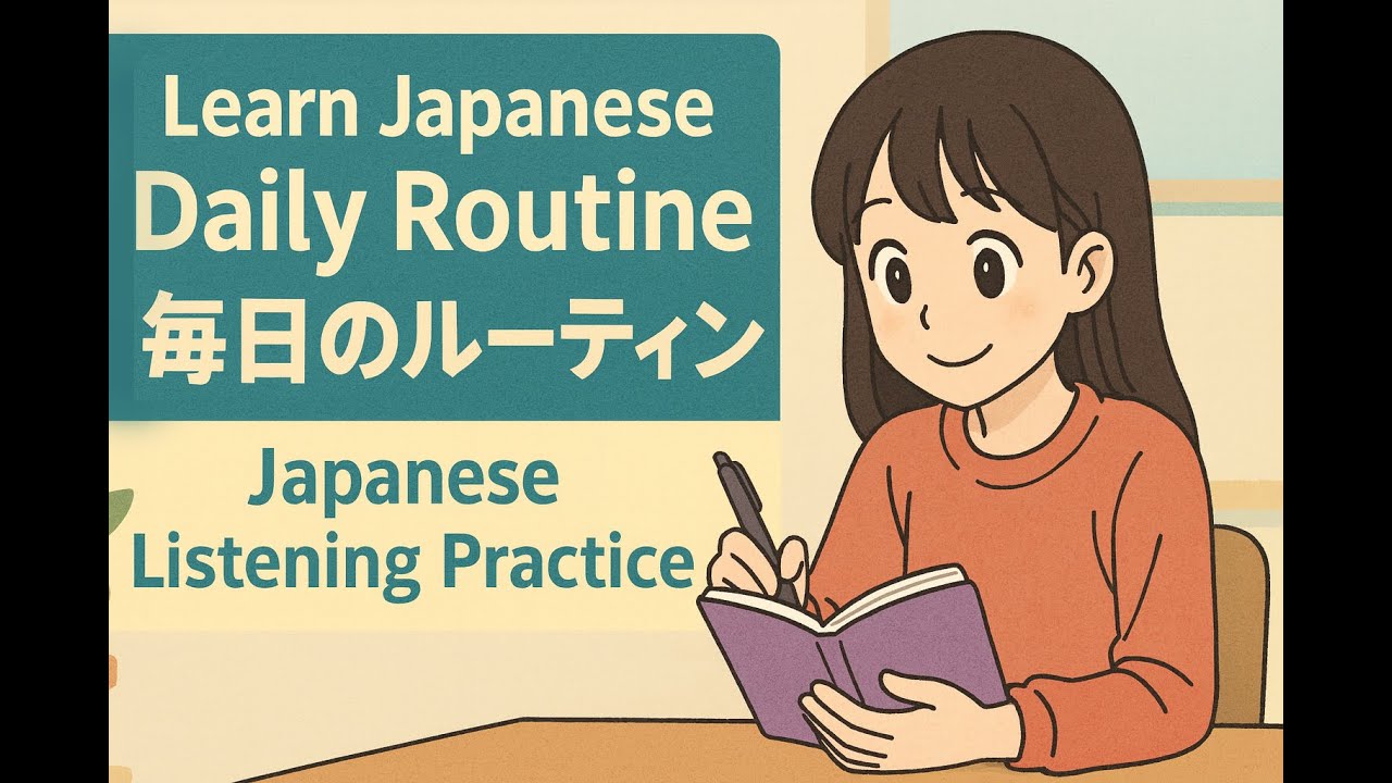 Learn Japanese Daily Routine | 毎日のルーティン   | Japanese Listening Practice