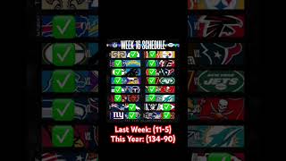 Week 16 NFL Predictions