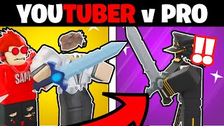 Youtubers vs BEST Player In Roblox Bedwars...