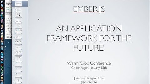 Ember js - An Application Framework For The Future
