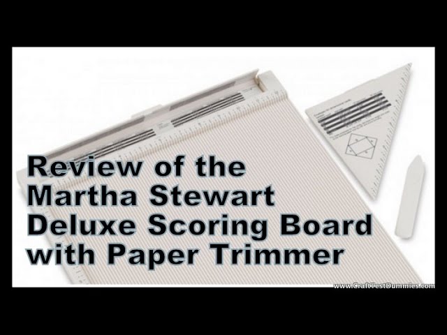 アルバム・スクラップ Martha Stewart Crafts Paper Trimmer review #papertrimmer Review of the Martha Stewart 12x12 paper