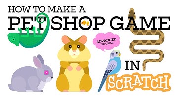 Part 1: How To Make A PET SHOP Game in SCRATCH | LEMONERDY