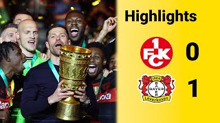 DFB-Pokal Final: FCK 0-1 Leverkusen - Highlights