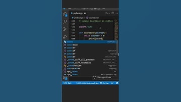 Python projects | countdown