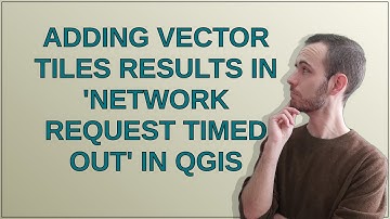 Gis: Adding Vector Tiles results in 