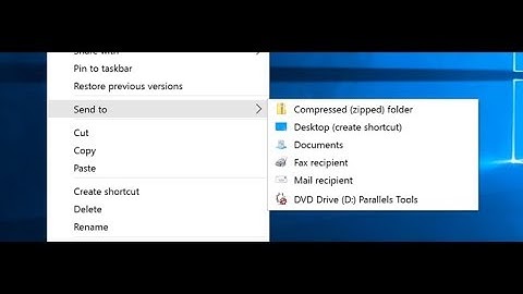 How to Add Drives/Folders to "Send to" Menu In Windows 10/8/7 (Easy)