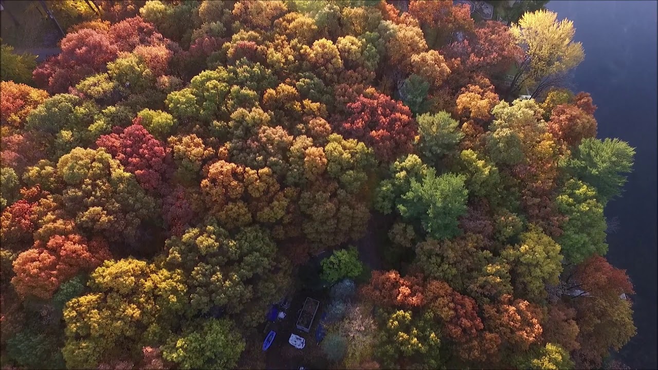 Fall colors Spectacle Lake, Cambridge MN YouTube