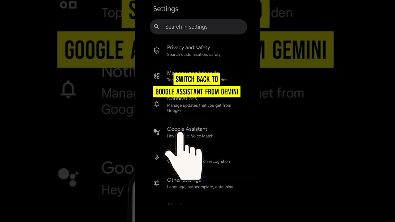 How to Switch Back to Google Assistant from Gemini #gemini #google #ai