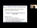 Evidence and Gap Maps
