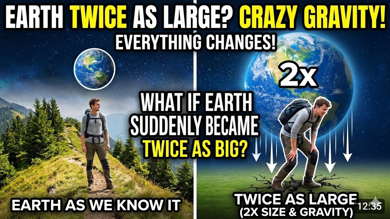 What If Earth Suddenly Became Twice As Big? Gravity Would Change Everything | Infinite Science