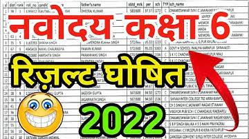 Navodaya Result Class 6th 2022 | How To Check Jnv Result 2022 Class 6th | #jnv