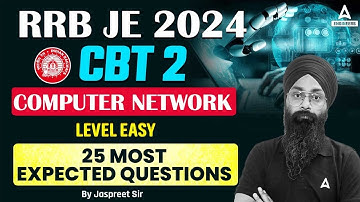 RRB JE 2024 | Computer Network 25 Most Expected Questions | RRB JE CBT 2 Computer Science Classes