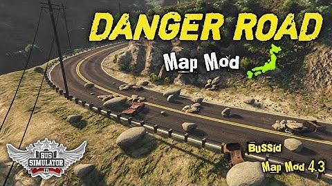 🧧 NEW DANGER MAP MOD For Bus simulator Indonesia// Bussid Map Mod V3.7 #bussidmapmod#keralamapmod