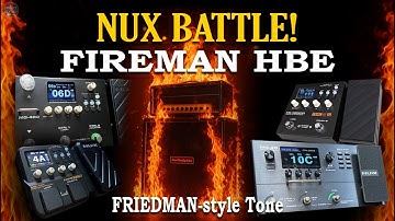 BATTLE! NUX MG30, MG400, MG300 MKII, MG101 Friedman-Style Tone