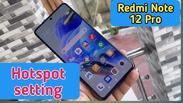 Redmi Note 12 Pro Main Hotspot Setting Kaise Kare, How To Change Hotspot password in Redmi