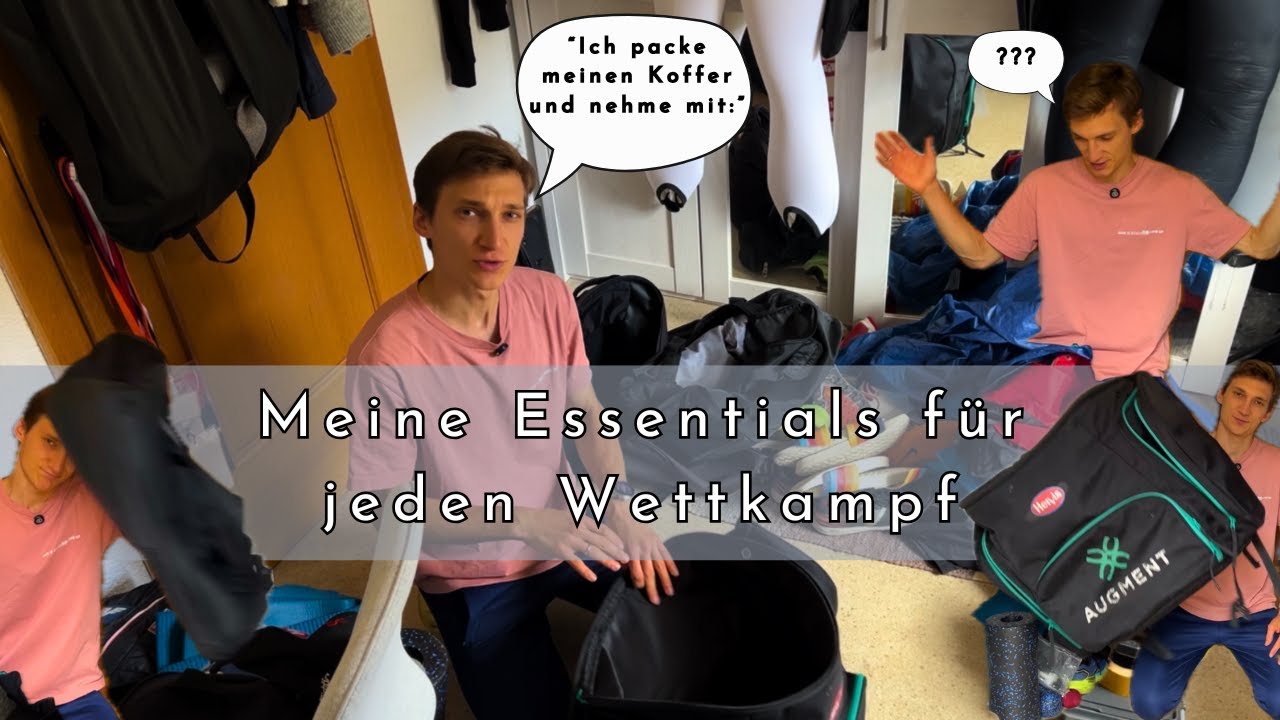MEINE WETTKAMPF ESSENTIALS! - Ohne die gehts nicht! #skispringen #wettkampf #packen #essentials