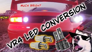The New 3000gt VR4 Gets a Headlight and Taillight LED Conversion. How to upgrade your lights.