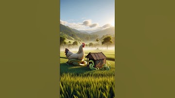 A lovely story of a hen and a python 🐍 #shorts​ #ai​ #hen​ #snake​ #trending​
