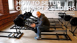 видео: Как настроить слайдеры Concept 2 (одинарные и тандемные) картинка: Как настроить слайдеры Concept 2 (одинарные и тандемные)