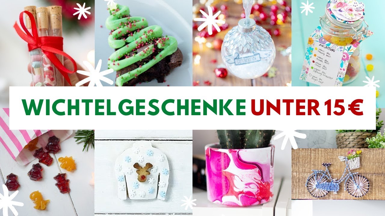 10 Wichtel-Geschenke (Rezepte & DIY) für unter 15 € basteln! Ideen für  Weihnachten/ sehr einfach! 