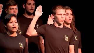 HTX+: Spring and Klein students sworn into the US Army