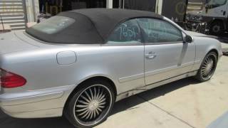 2001 Mercedes Clk320 CONV 2Dr Replacement Parts Car Parting Out #1651-1 Fix your car OEM
