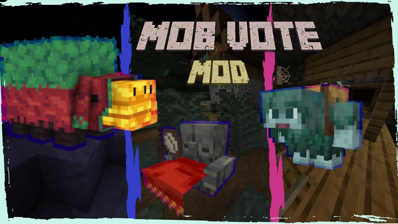 1.20 Minecraft Mob Vote mod Sniffer Rascal Tuff Golem