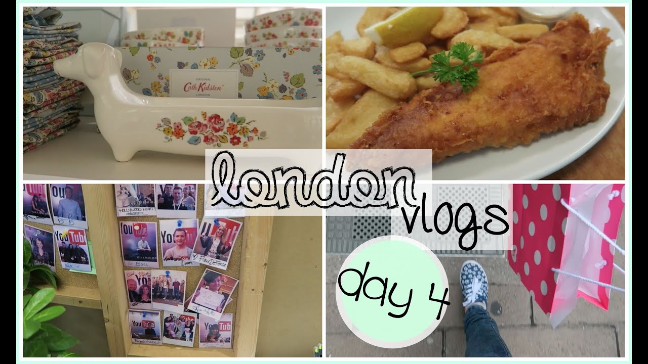 [ L O N D O N ] vlogs day 4 ! youtube space, shopping, musei e fish and chips !