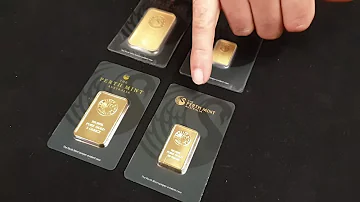 Fake vs Real PERTH MINT Gold Bars - How To Spot The Difference!
