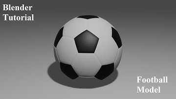 How to model a football in blender || step by step tutorial || smart sky