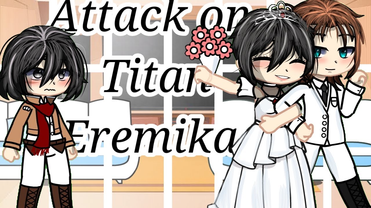 Aot react to Eren Yeager ( eremika) {attack on Titan}