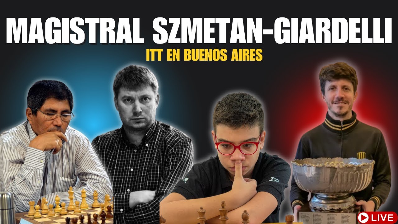 Faustino Oro vs Shirov | Ronda 4 del Magistral Szmetan-Giardelli EN VIVO/ lichess.org
