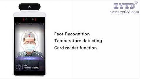 face recognition and temperature detection video