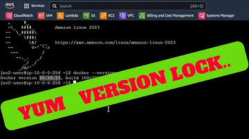 How to LOCK specific service version on Linux  AWS ec2 | CLI & Lunch Templates