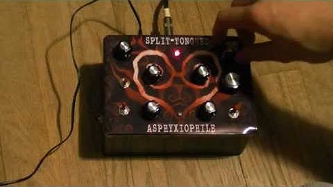 Version 2 of The Split-Tongued Asphyxiophile (Triple-oscillator synth/pseudo photo-theremin)
