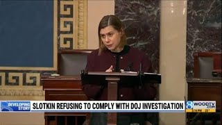 Slotkin refusin to comply with DOJ investigation