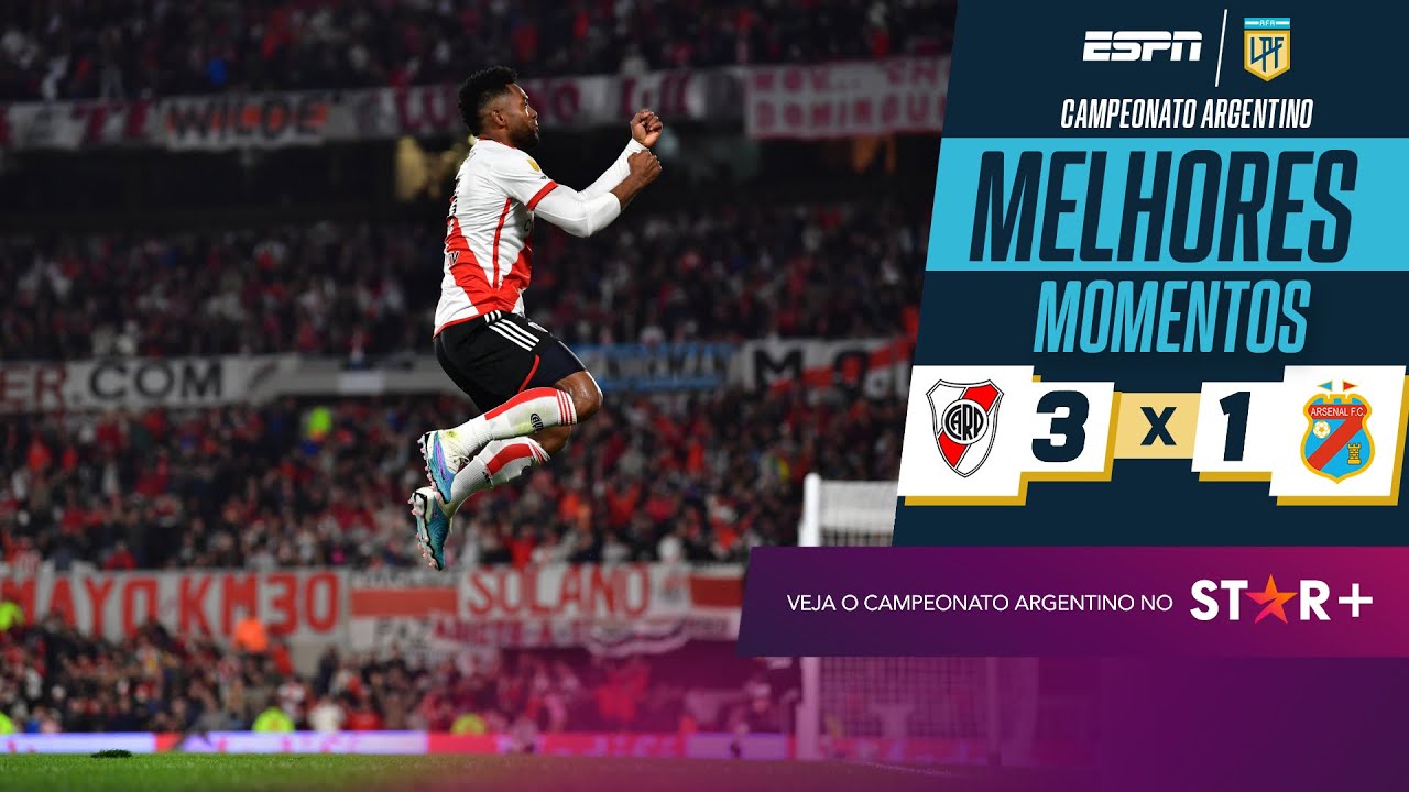 BORJA FAZ DOIS, SENDO UM BIZARRO, E RIVER PLATE VENCE ARSENAL | Melhores Momentos