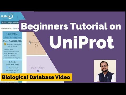 UniProt Database Tutorial- A Beginners Guide