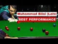 Muhammad bilal late best performance against world champion