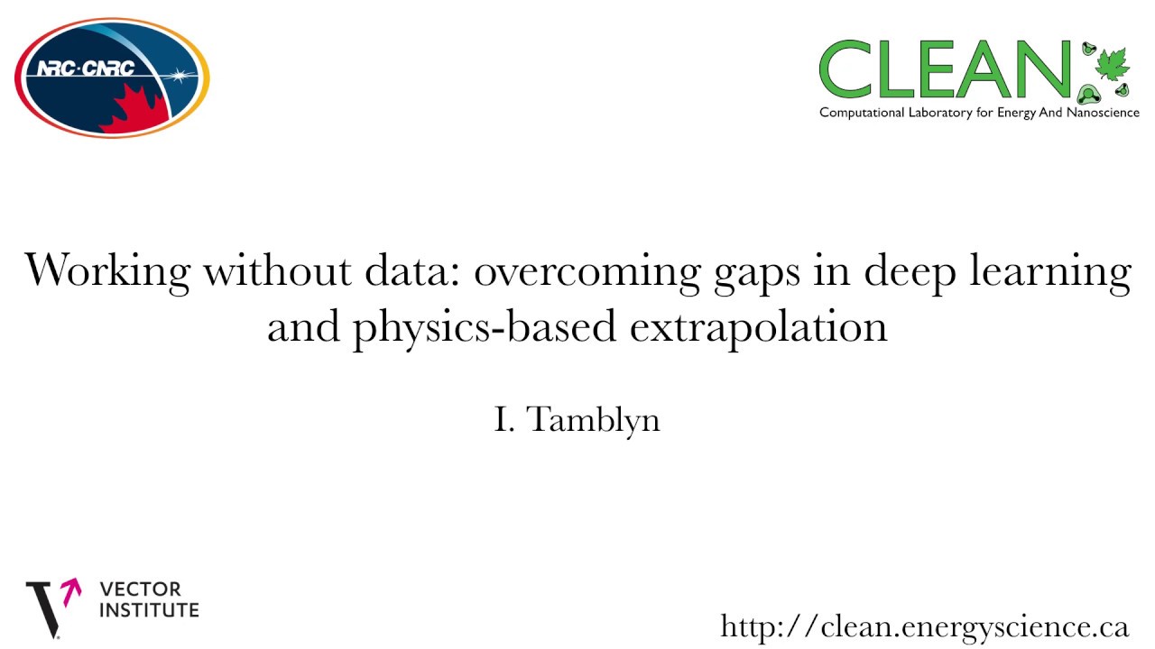 Working without data: overcoming gaps in deep learning and physics-based extrapolation