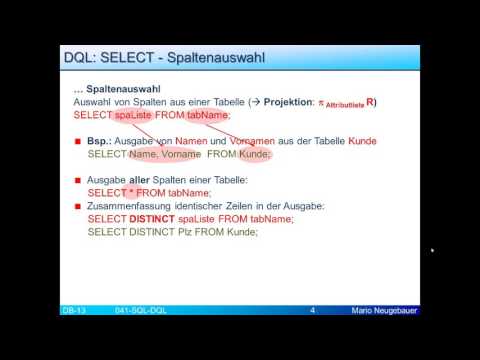 Video: Was ist ein Tabellenalias in SQL Server?