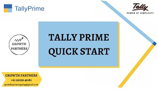 Tally Prime - Quick Start