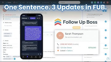 One Sentence, 3 Updates in Follow Up Boss | CRM Buddy Demo