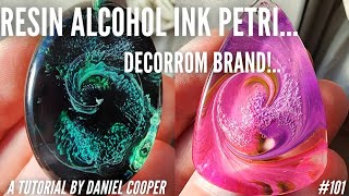 101. Resin Putting DecorRom ALCOHOL INKS To The Test! A Tutorial by Daniel Cooper