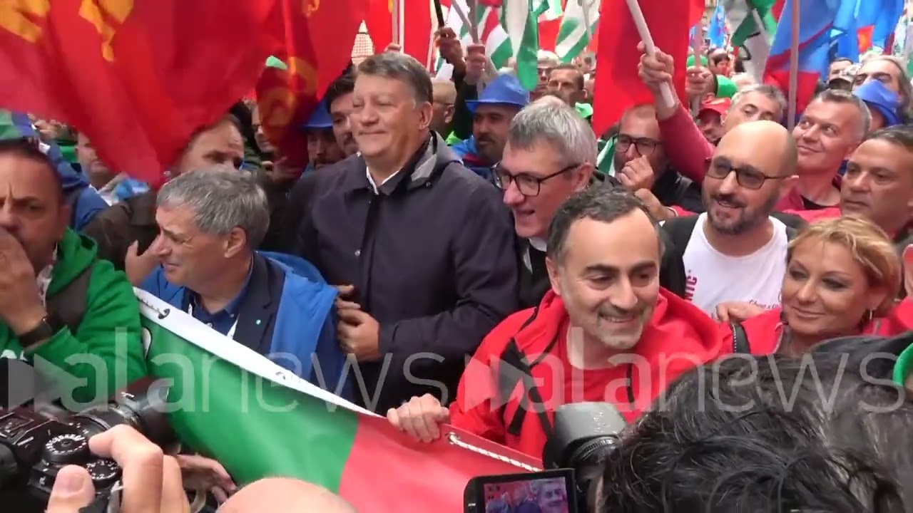 Sciopero Stellantis, migliaia di lavoratori in corteo a Roma