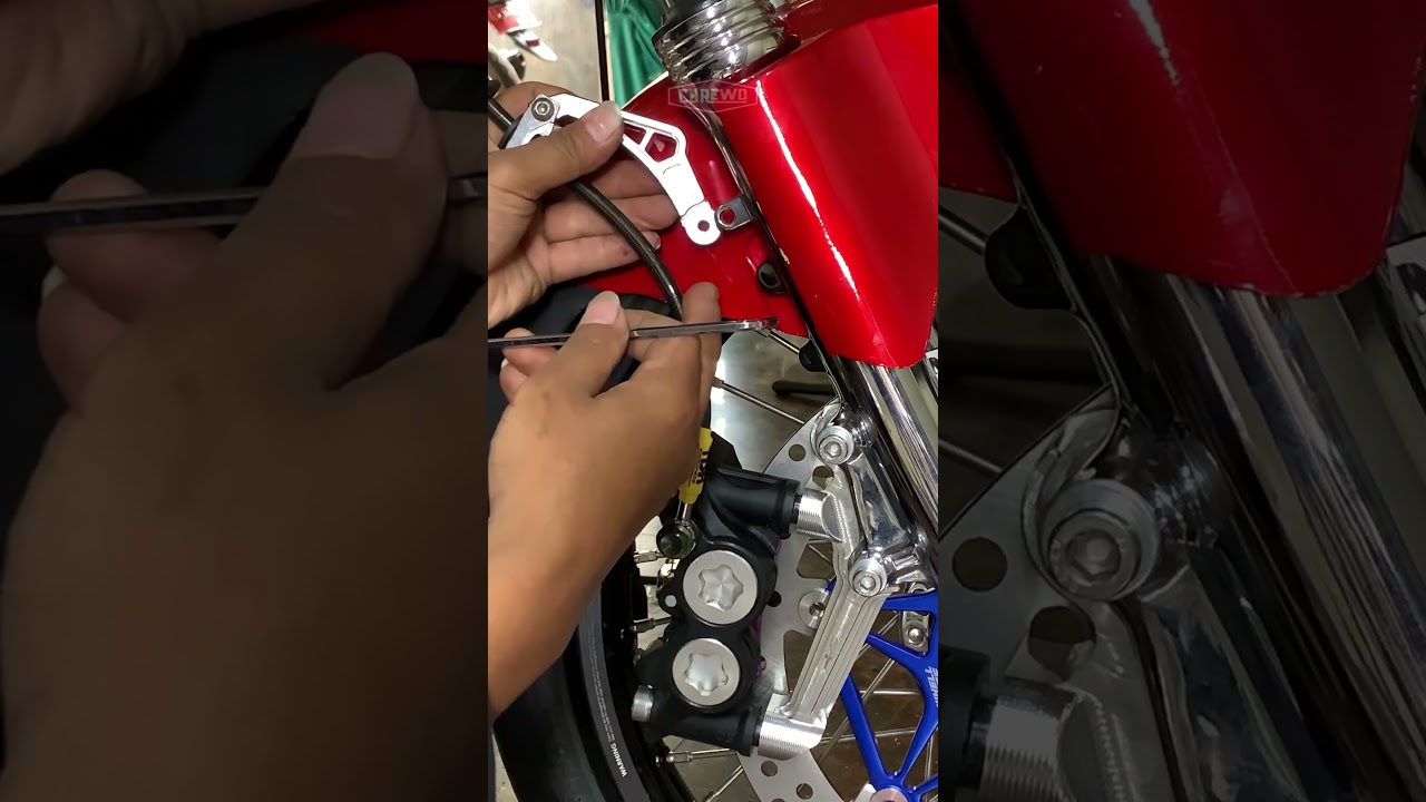 Pemasangan Breket Selang Rem CNC 👌