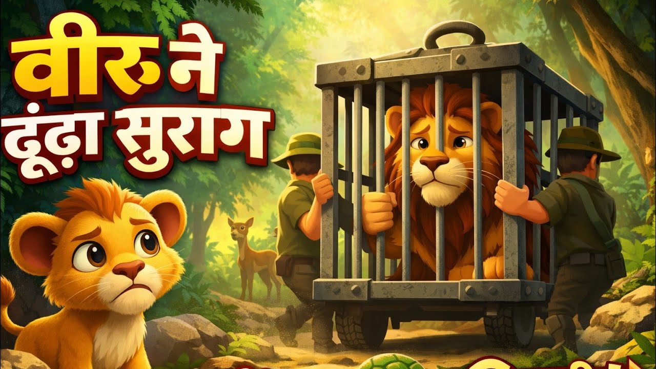 वीरू ने ढूँढा सुराग|| जंगल की रहस्यमय कहानी | बच्चों की कहानी