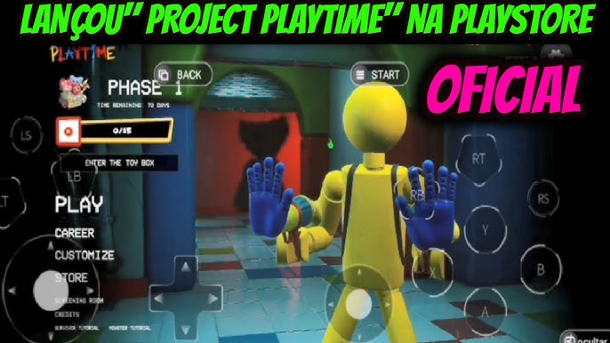 LANÇOU! PROJECT PLAYTIME PARA CELULAR!? - POPPY PLAYTIME #shorts #short 