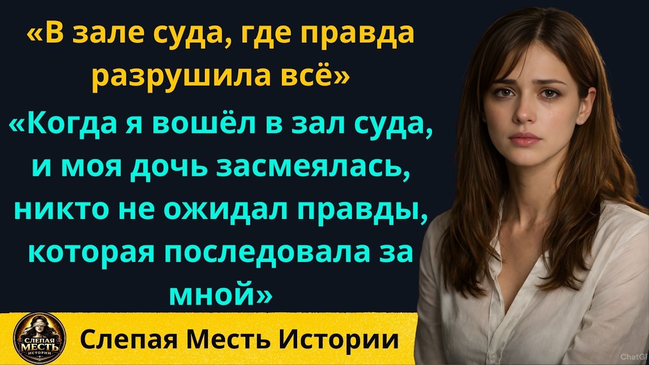 «Когда я вошёл в зал суда, и моя дочь засмеялась, никто не ожидал правды, которая последовала за....