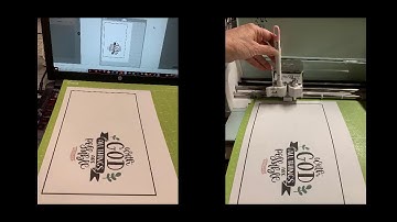 Cricut PRINT THEN CUT  Cards for Cricut Newbies